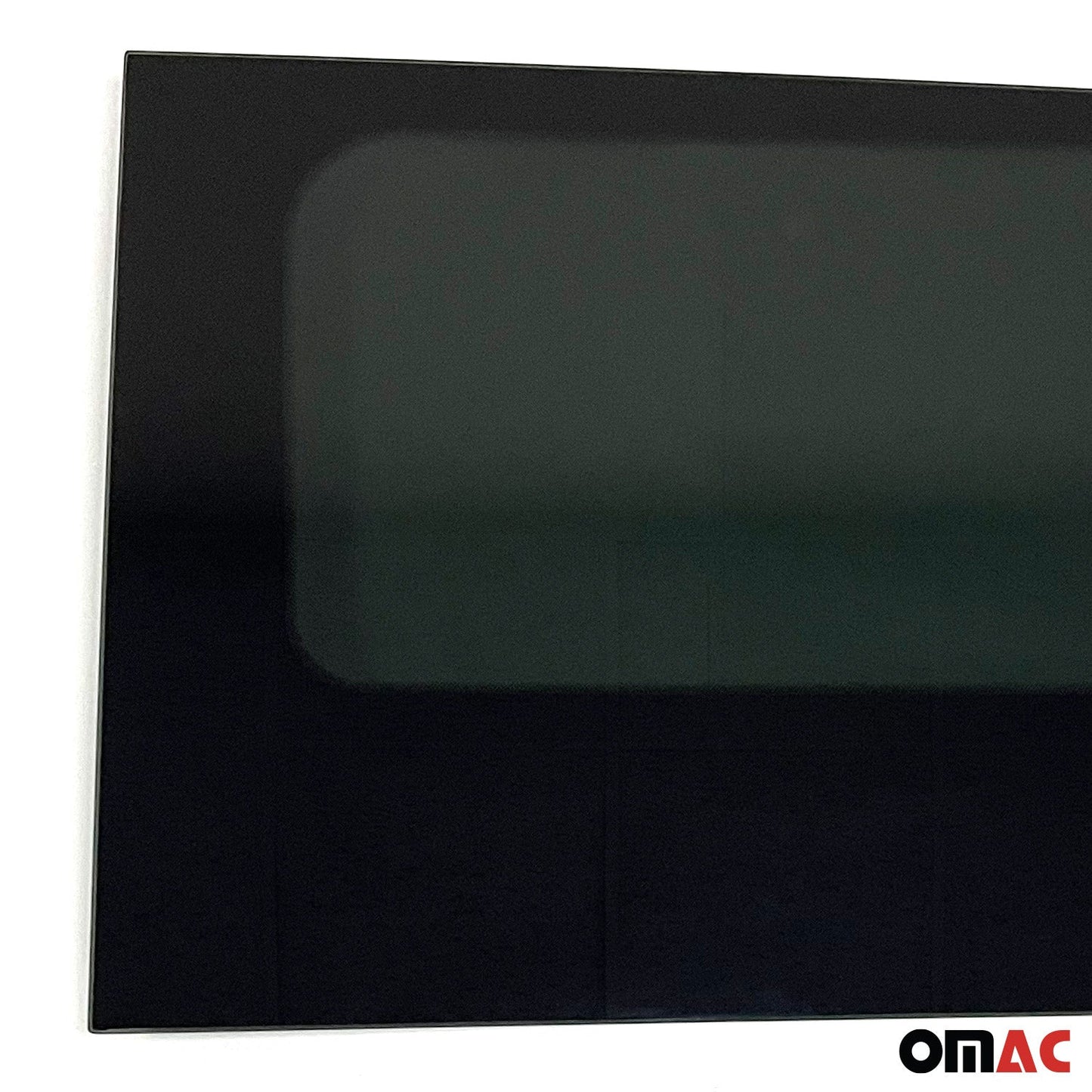 OMAC USA Rear Left Side Window Glass for Cargo Van – Fits 2010–2013 Ford Transit Connect L1/L2 – Black Tempered Replacement Auto Glass (1 Pc)