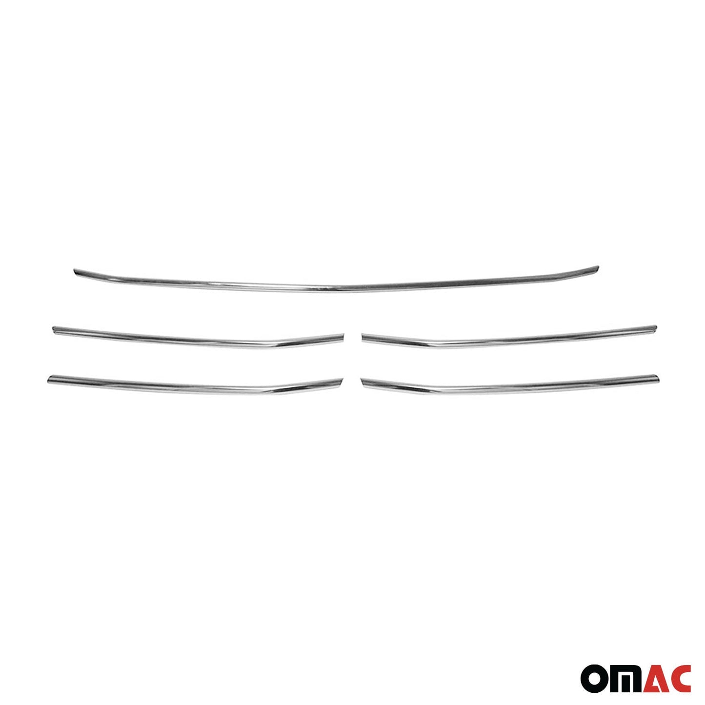 OMAC USA Front Grill & Window Frame Trim Set – Fits 2019–2025 Mercedes Sprinter W907/W910 – Stainless Steel, 9 Pcs