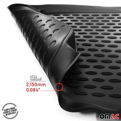 OMAC USA Premium Floor Mats Liners Full Set – Fits 2017–2022 Kia Sportage – All Weather Heavy Duty Black