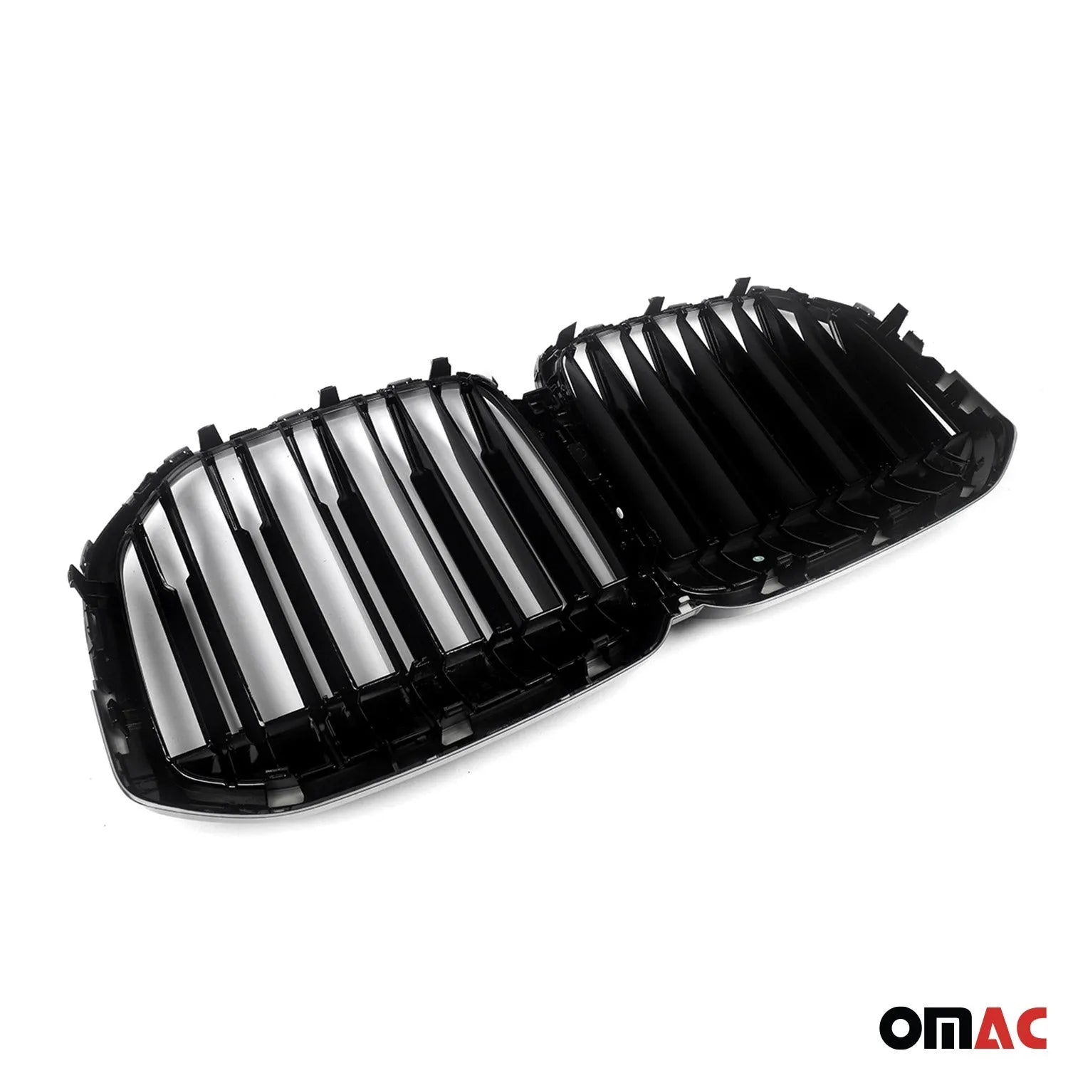 OMAC USA Front Kidney Grille for BMW X7, durable gloss black grille for 2018-2022 G07, stylish replacement part.