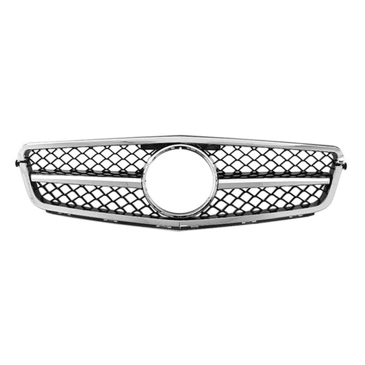 OMAC USA Front Grill for Sedan – Fits 2010-2014 Mercedes C-Class W204 – AMG Style All Gloss Black