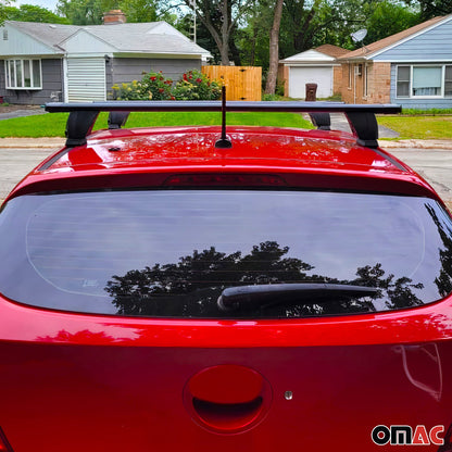 OMAC USA Roof Rack Cross Bars for SUV – Fits 2011-2015 Mitsubishi Outlander Sport – Aluminium Black (2 Pcs)