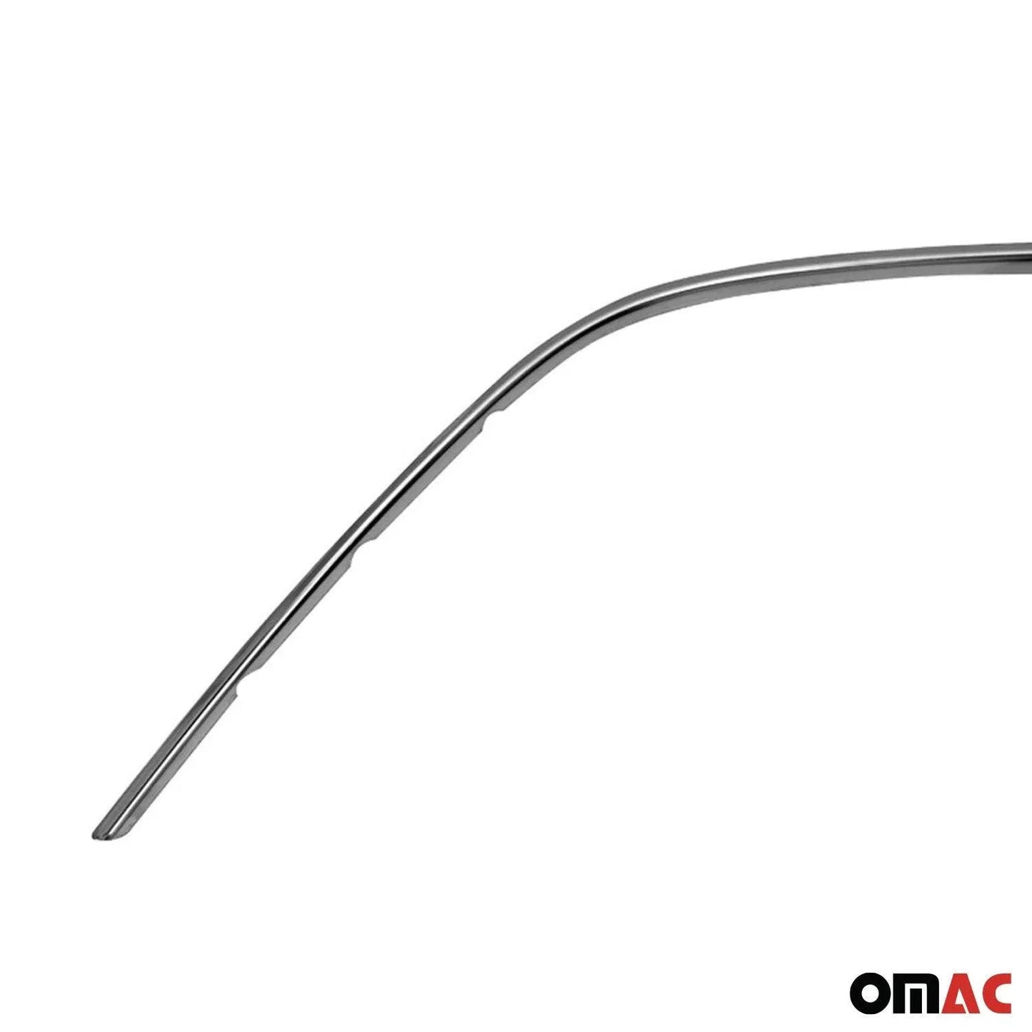 OMAC USA Front Bumper Grill Trim for Hyundai Elantra GT – Fits 2013–2017 – Stainless Steel Chrome Mirror Finish, Silver 1-Pc
