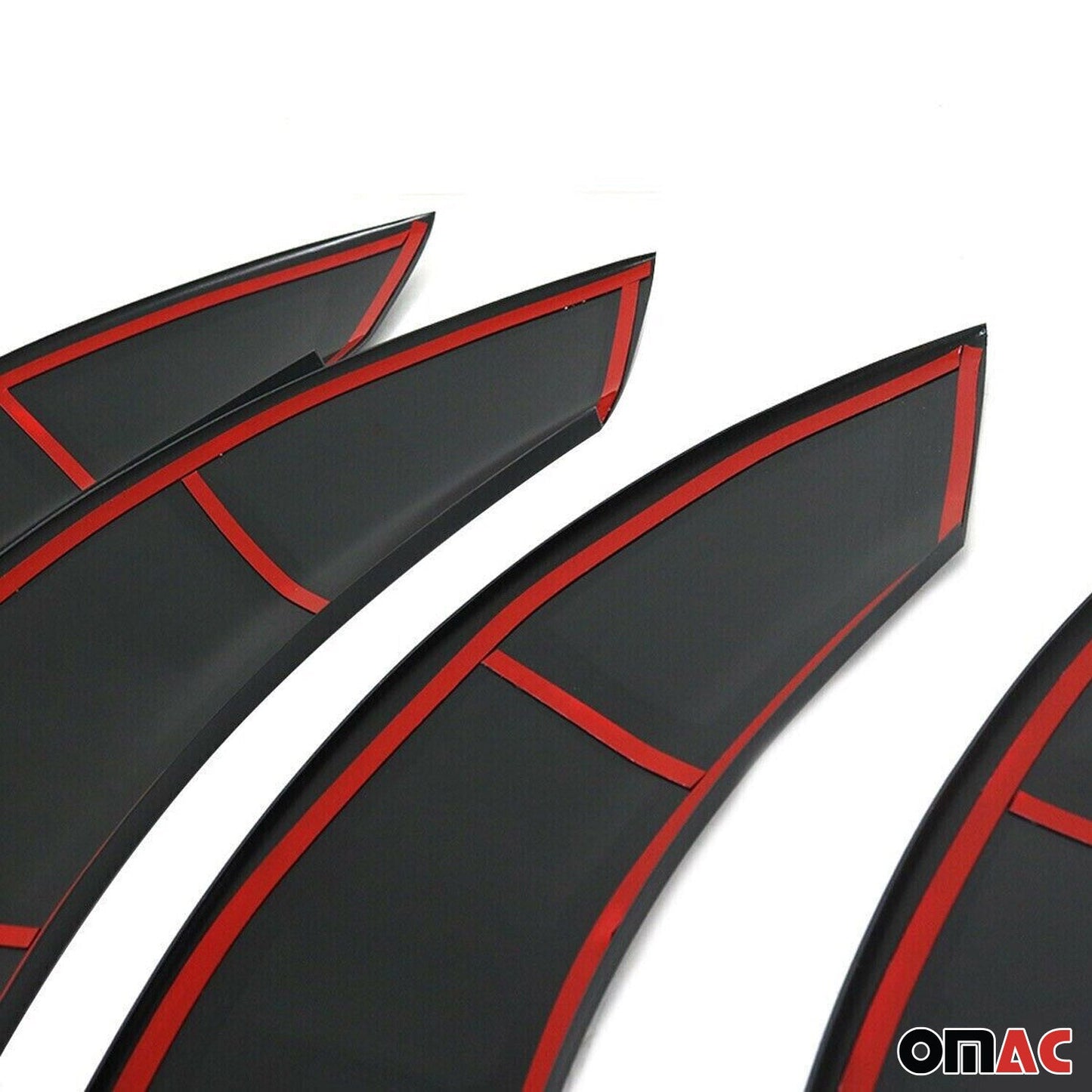 OMAC USA Fender Flares Wheel Arch Protectors for Van – Fits 2019-2025 Mercedes Sprinter W907/W910 – Black (4 Pcs)