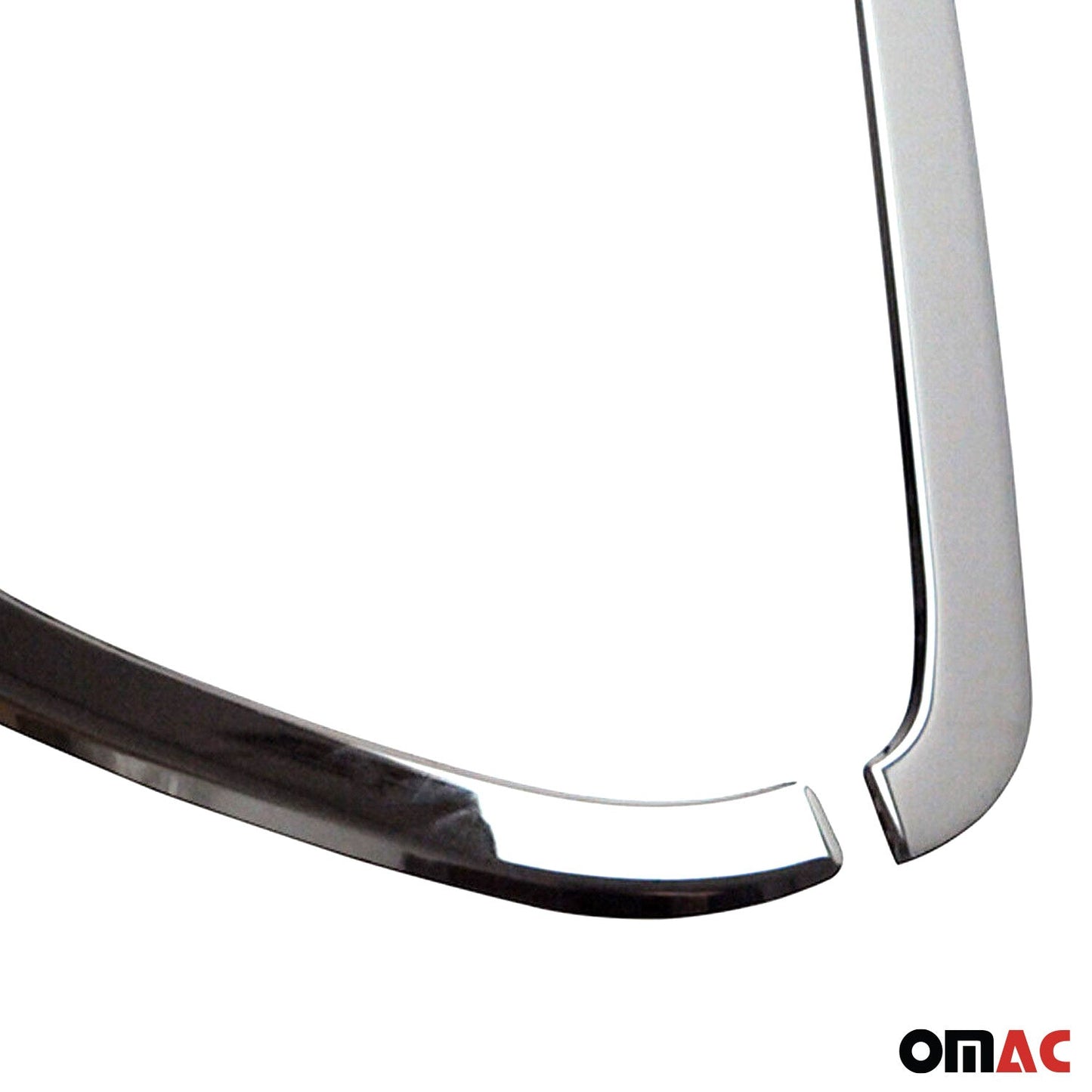 OMAC USA Front Bumper Grill Trim for Mercedes Metris – Fits 2016–2020 – Stainless Steel Chrome Mirror Finish, 2-Pc