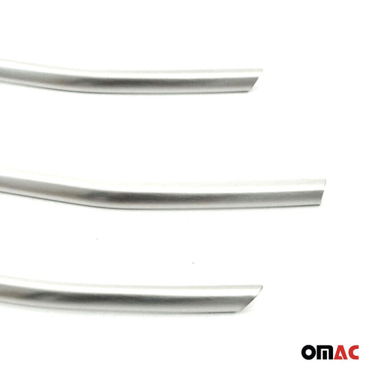 OMAC USA Front Bumper Grill Trim for Van – Fits 2019–2025 Mercedes Sprinter W907/910 – Brushed Stainless Steel Molding, Silver 5-Pc
