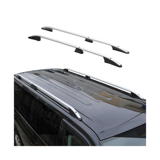 Omac USA Roof Rack Rails Side Rails for Compact Crossover SUV – Fits with 2011-2024 Mitsubishi Outlander Sport (2 Pcs, Silver, Aluminum)