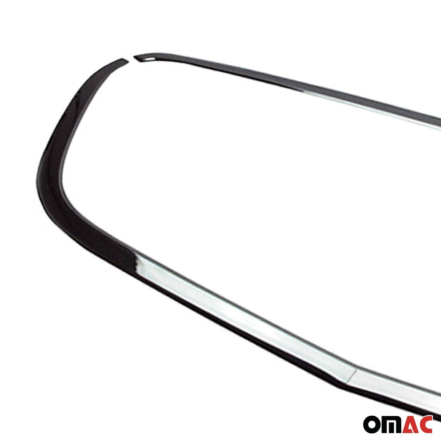 OMAC USA Front Bumper Grill Trim for Mercedes Metris – Fits 2016–2020 – Stainless Steel Chrome Mirror Finish, 2-Pc