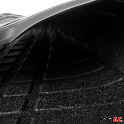 OMAC USA Cargo Liner Trunk Mat All Weather for SUV – Fits with 2007-2013 BMW X5 E70 – Black (1 Pc)
