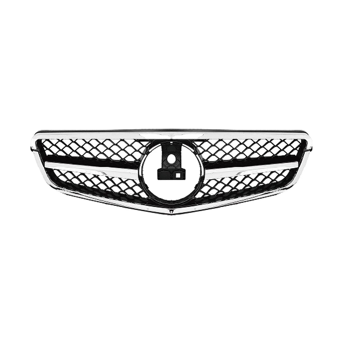 OMAC USA Front Bumper Grille for Mercedes C-Class C63 W204 AMG 2011-2014 – Silver, 1 Pc