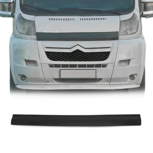 OMAC USA Front Bug Shield Hood Deflector for Van – Fits 2014-2022 RAM ProMaster – Smoke Black Acrylic (1 Pc)