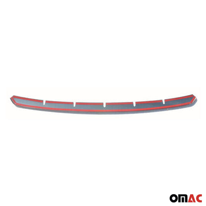 OMAC USA Front Bumper Grill Trim Molding for Cars – Fits 2014–2020 Fiat 500L Popstar - 1Pc (Stainless Steel, Chrome)