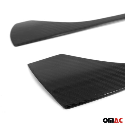 OMAC USA Front Bumper Grill Trim Molding – Fits 2016-2020 Mercedes Metris – Carbon Fiber Finish, 5 Pcs