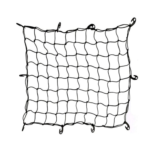 OMAC USA Floor Style Trunk Cargo Net Mesh Storage Organizer – Fits with Car / SUV / Truck – 27" x 35", Black (1PC)