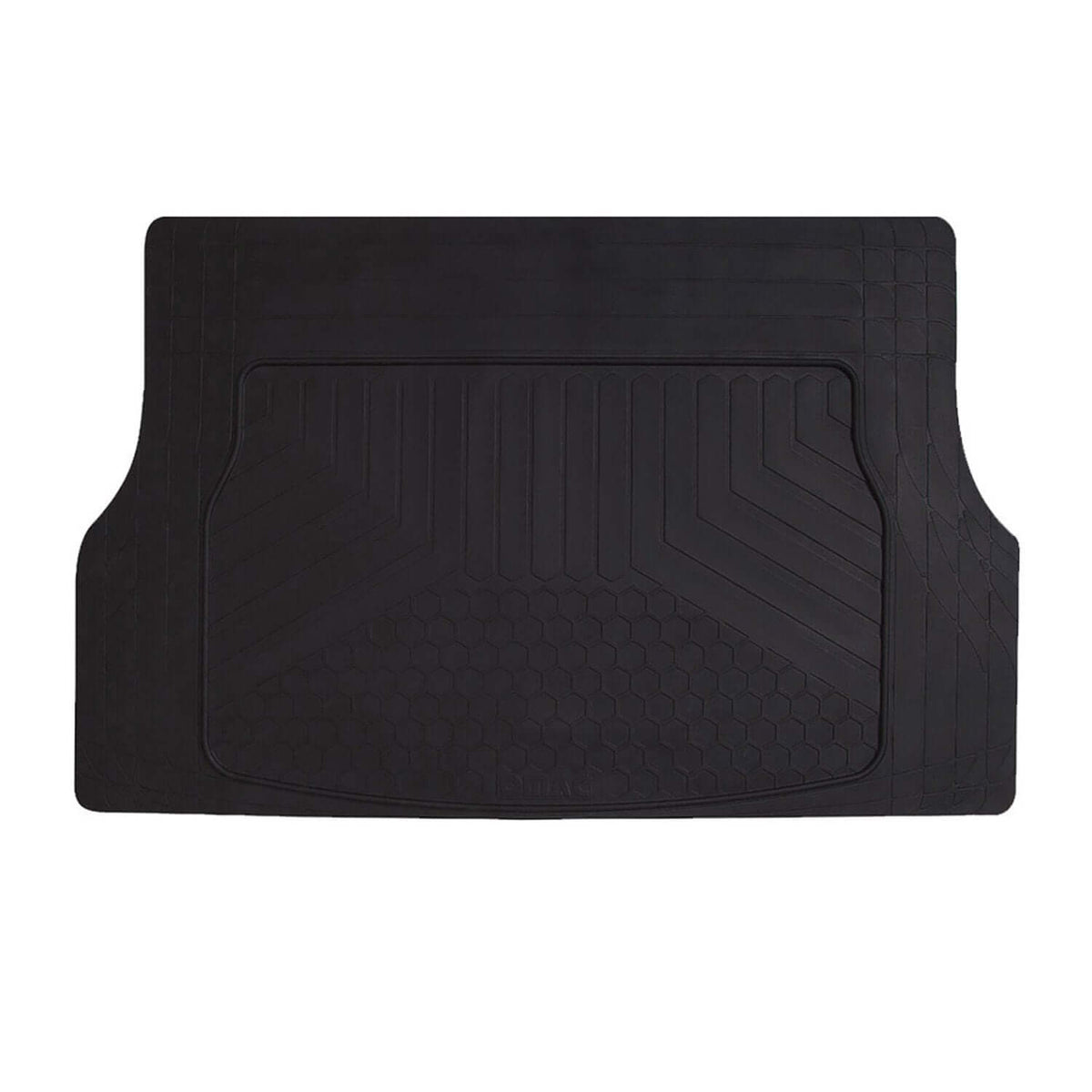 OMAC USA Premium Cargo Liner for SUV – Fits Kia Sportage – Semi-Custom Fit All Weather Rubber Trunk Mat, Black (1 Pc)