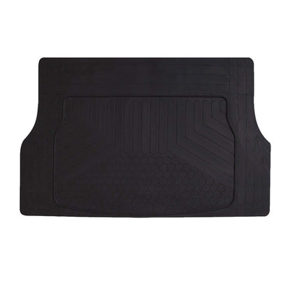 OMAC USA Premium Cargo Liner for SUV – Fits Kia Sportage – Semi-Custom Fit All Weather Rubber Trunk Mat, Black (1 Pc)