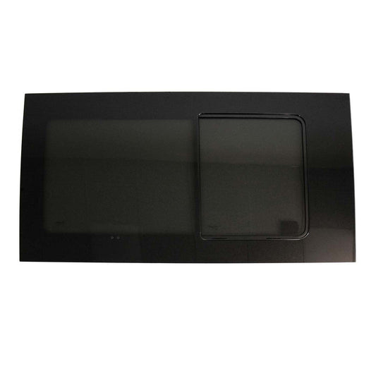 OMAC USA Right Sliding Door Window Glass for Cargo Van – Fits 2010–2018 Mercedes Sprinter W906 L3/L4 – Black Tempered Sliding Auto Glass (1 Pc)