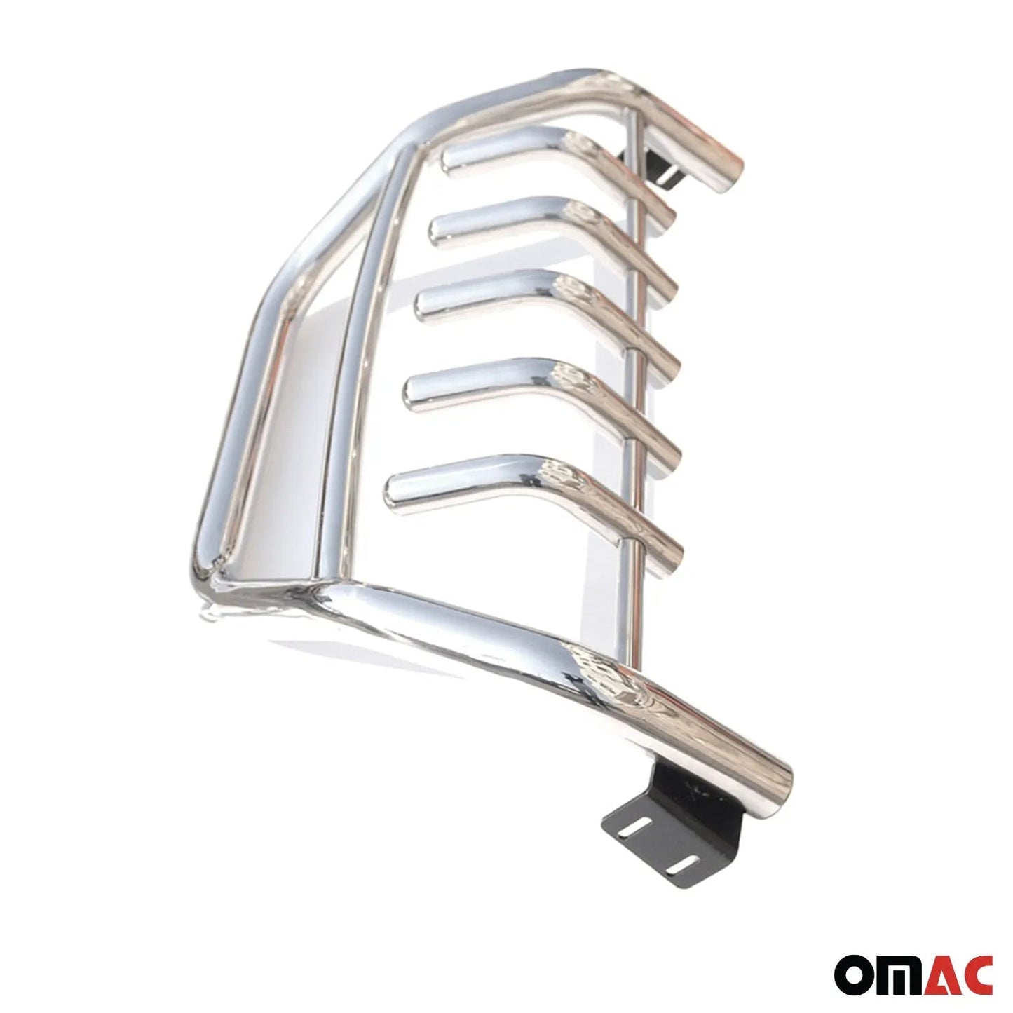 OMAC USA Bull Bar Push Front Bumper Grille for Cars – Fits 2009–2011 VW Tiguan (Silver, 1Pc)