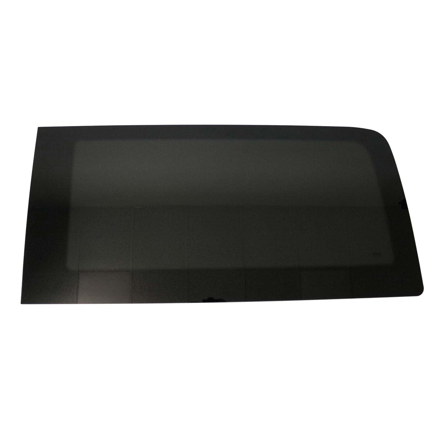 OMAC USA Rear Left Side Window Glass for Vans – Fits 2010–2018 Mercedes Sprinter W906 L2 (Tempered, Black, 1Pc)