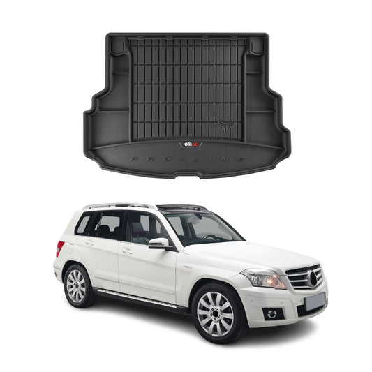 OMAC USA Premium Cargo Liner for Mercedes GLK-Class SUV – Fits 2009-2015 X204 – All Weather Heavy Duty Trunk Mat, Black