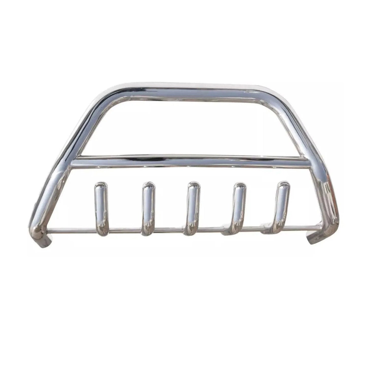 OMAC USA Front Bull Bar for Nissan Pathfinder – Fits 2005–2012 – Push Front Bumper Grille, Silver Steel 1-Pc