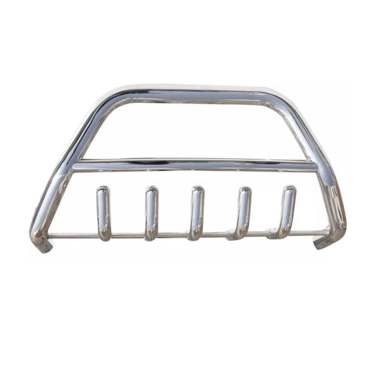 OMAC USA Front Bull Bar for Nissan Pathfinder – Fits 2005–2012 – Push Front Bumper Grille, Silver Steel 1-Pc