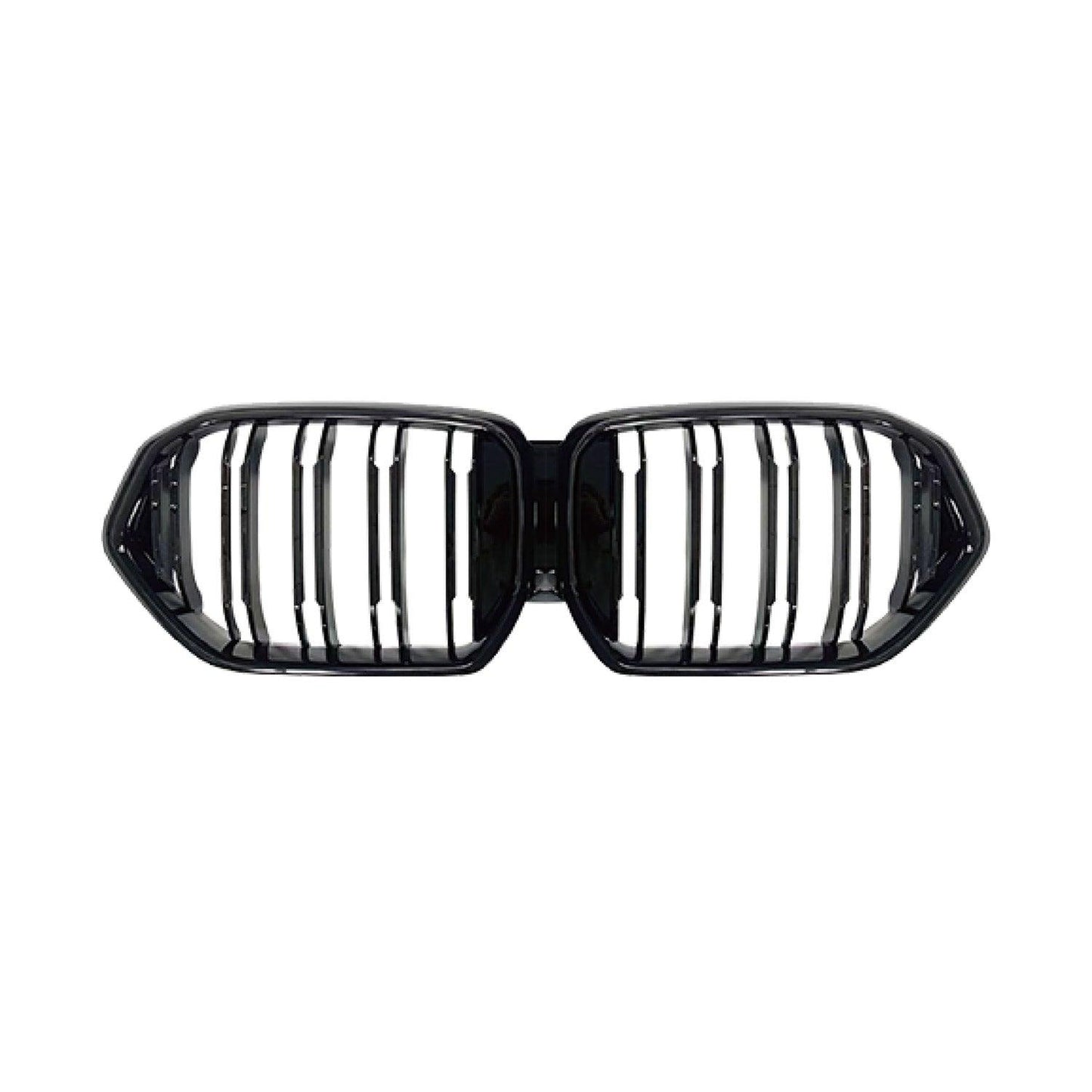 OMAC USA Front Kidney Grille for Cars – Fits 2019–2021 BMW X6 G06 (Gloss Black, 1Pc)
