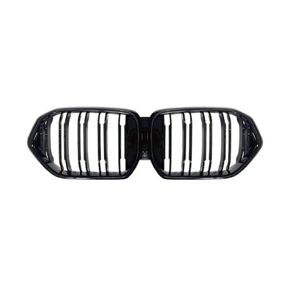 OMAC USA Front Kidney Grille for Cars – Fits 2019–2021 BMW X6 G06 (Gloss Black, 1Pc)