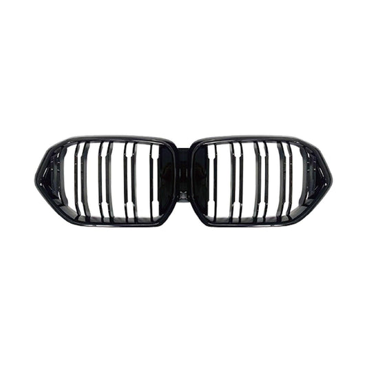 OMAC USA Front Kidney Grille for Cars – Fits 2019–2021 BMW X6 G06 (Gloss Black, 1Pc)