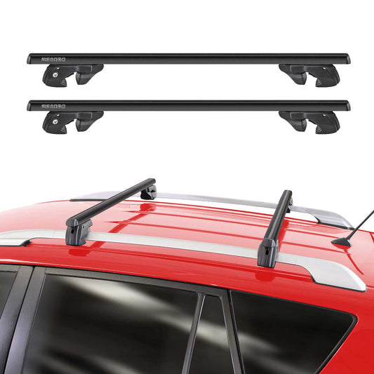 OMAC USA Roof Rack Cross Bars for SUV – Fits with 2010–2024 Toyota 4Runner – Aluminium Black (2 Pcs)