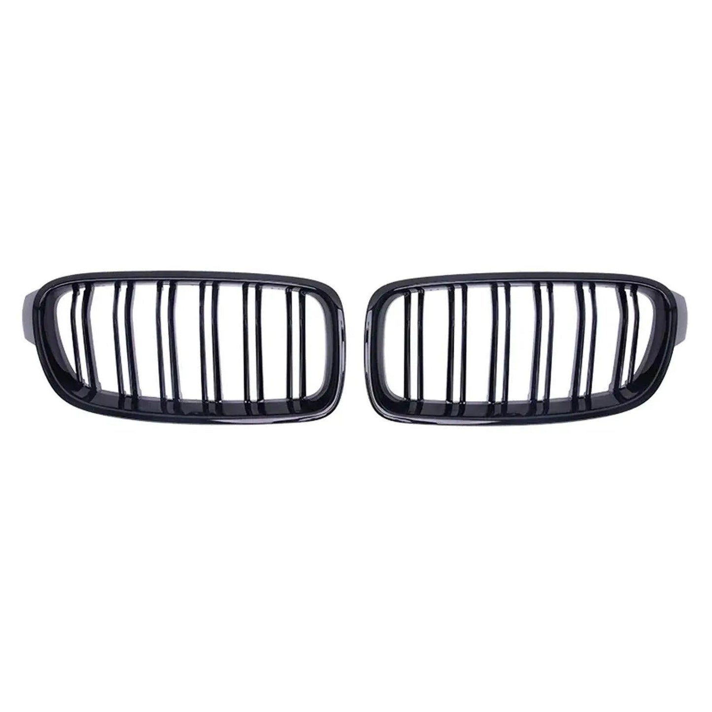 OMAC USA Front Kidney Grille Set for Car – Fits 2013-2017 BMW 4 Series F32/F33/F36 M4 – Gloss Black, 2 Pcs