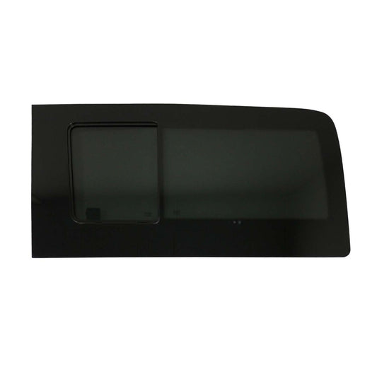 OMAC USA Sliding Rear Left Window Glass for Vans – Fits 2010–2018 Mercedes Sprinter W906 L2 (Black, 1Pc)