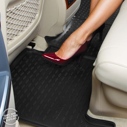 OMAC USA Premium Floor Mats Liners Full Set – Fits 2017–2022 Kia Sportage – All Weather Heavy Duty Black