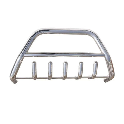 OMAC USA Bull Bar Push Front Bumper Grille – Fits 2011–2016 Kia Sportage – Chrome Mirror Finish Steel Guard, Silver (1 Pc)