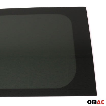 OMAC USA Rear Right Side Window Glass for Vans – Fits 2015–2018 Chevrolet Express L1 Short Wheelbase (Black, 1Pc)