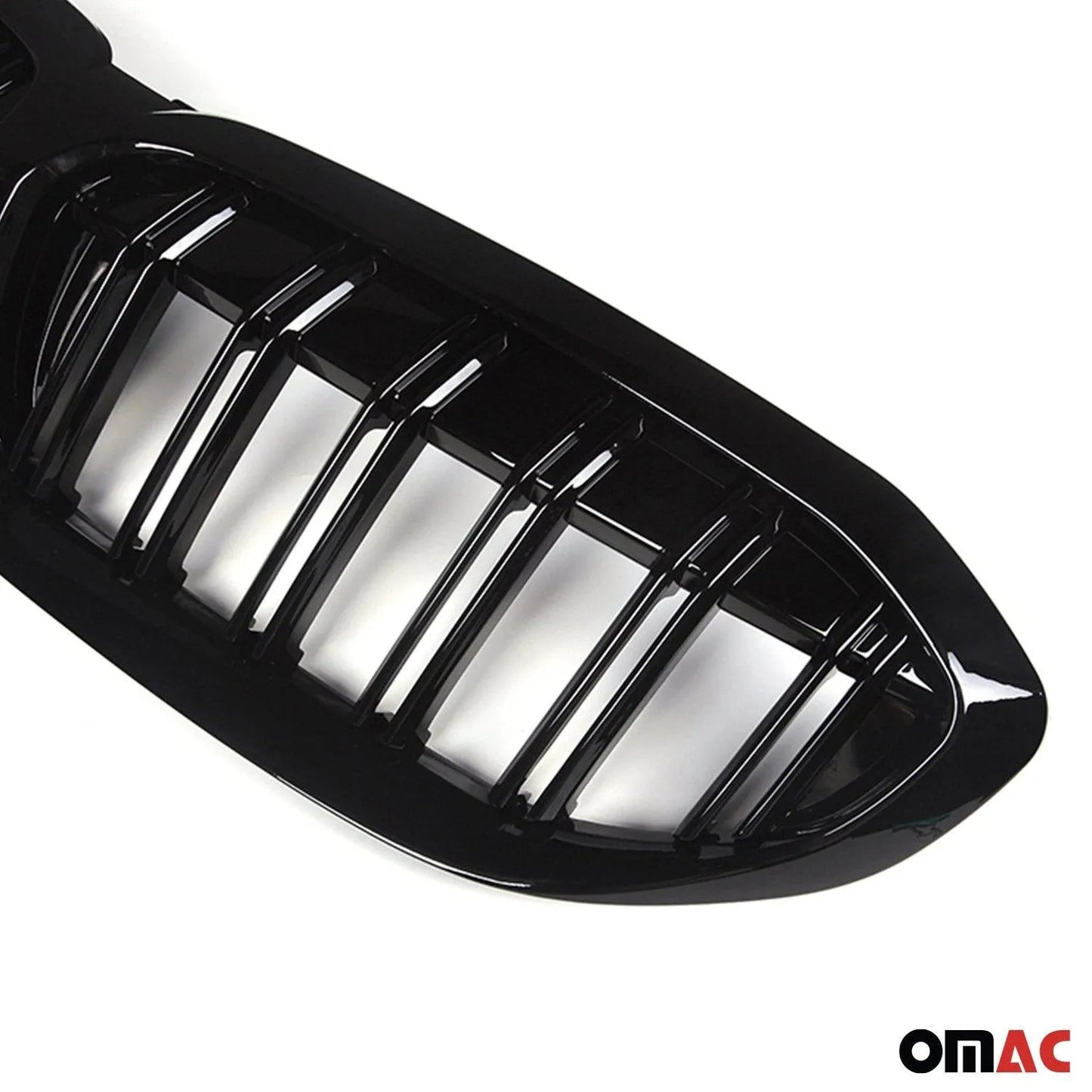 OMAC USA Front Kidney Grille for Cars – Fits 2019–2022 BMW 3-Series G20 M3 Sedan (Black, 1Pc)