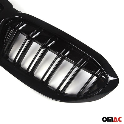 OMAC USA Front Kidney Grille for Cars – Fits 2019–2022 BMW 3-Series G20 M3 Sedan (Black, 1Pc)