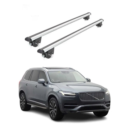OMAC USA Roof Rack Cross Bars for Car – Fits 2016-2025 Volvo XC90 (Excludes Panoramic Roof Models) – Aluminium Silver (2 Pcs)