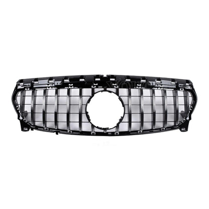 OMAC USA Front Bumper Grille for Cars – Fits 2013–2019 Mercedes A-Class W117 (Silver, 1Pc)