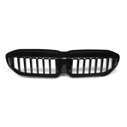 OMAC USA Front Kidney Grille for Cars – Fits 2019–2022 BMW 3 Series G20 Sedan Without 360 Hole (1Pc, Black)