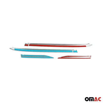 OMAC USA Front Grill & Window Frame Trim Set – Fits 2019–2025 Mercedes Sprinter W907/W910 – Stainless Steel, 9 Pcs