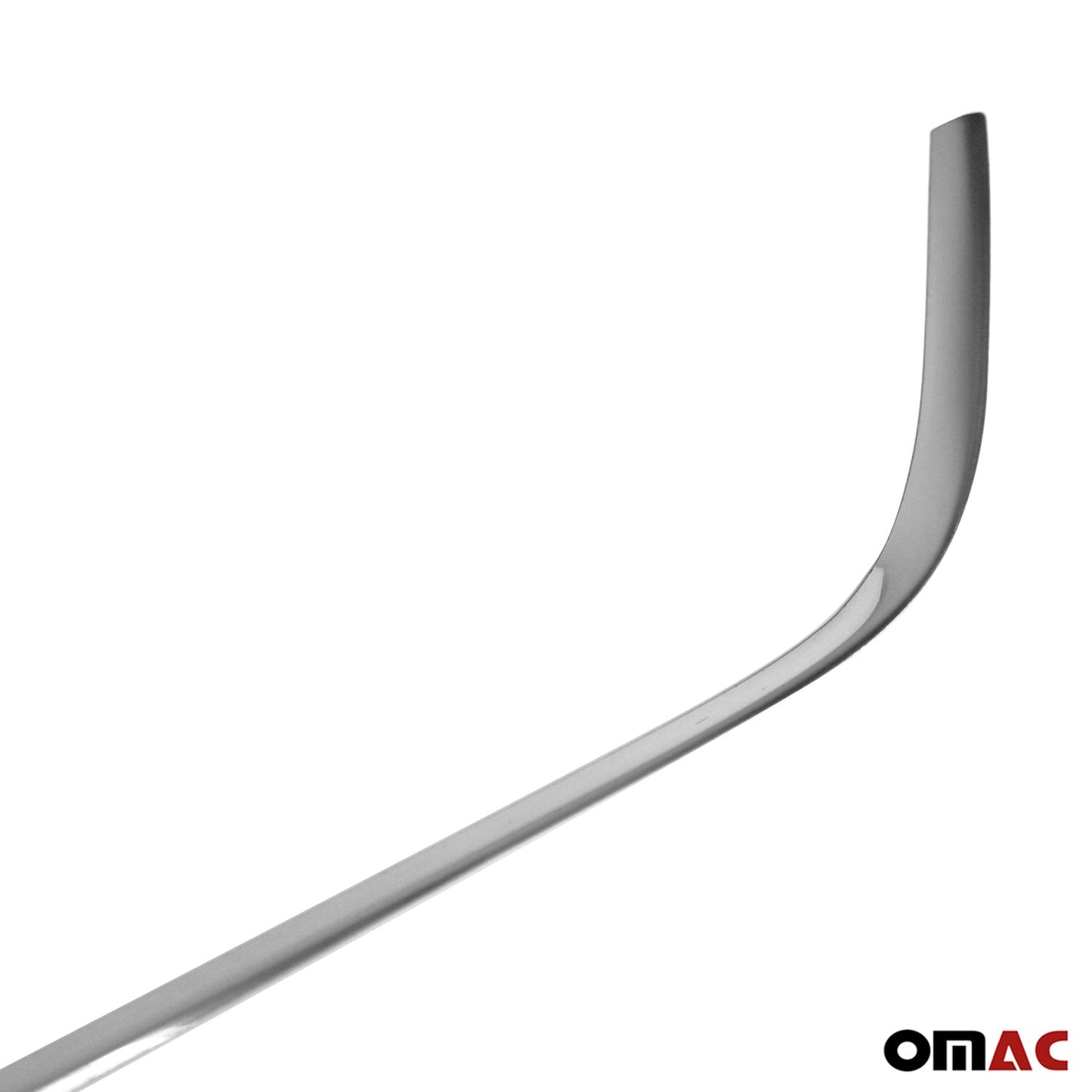OMAC USA Front Bumper Grill Trim Molding for Cars – Fits 2012–2017 Kia Rio Hatchback (Stainless Steel, Silver, 1Pc)