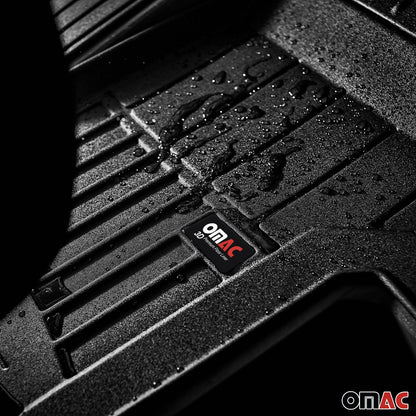 Omac USA Premium Rubber Floor Mats Liners for Cars – Fits with 2011-2017 BMW X3 F25 (4 Pcs)