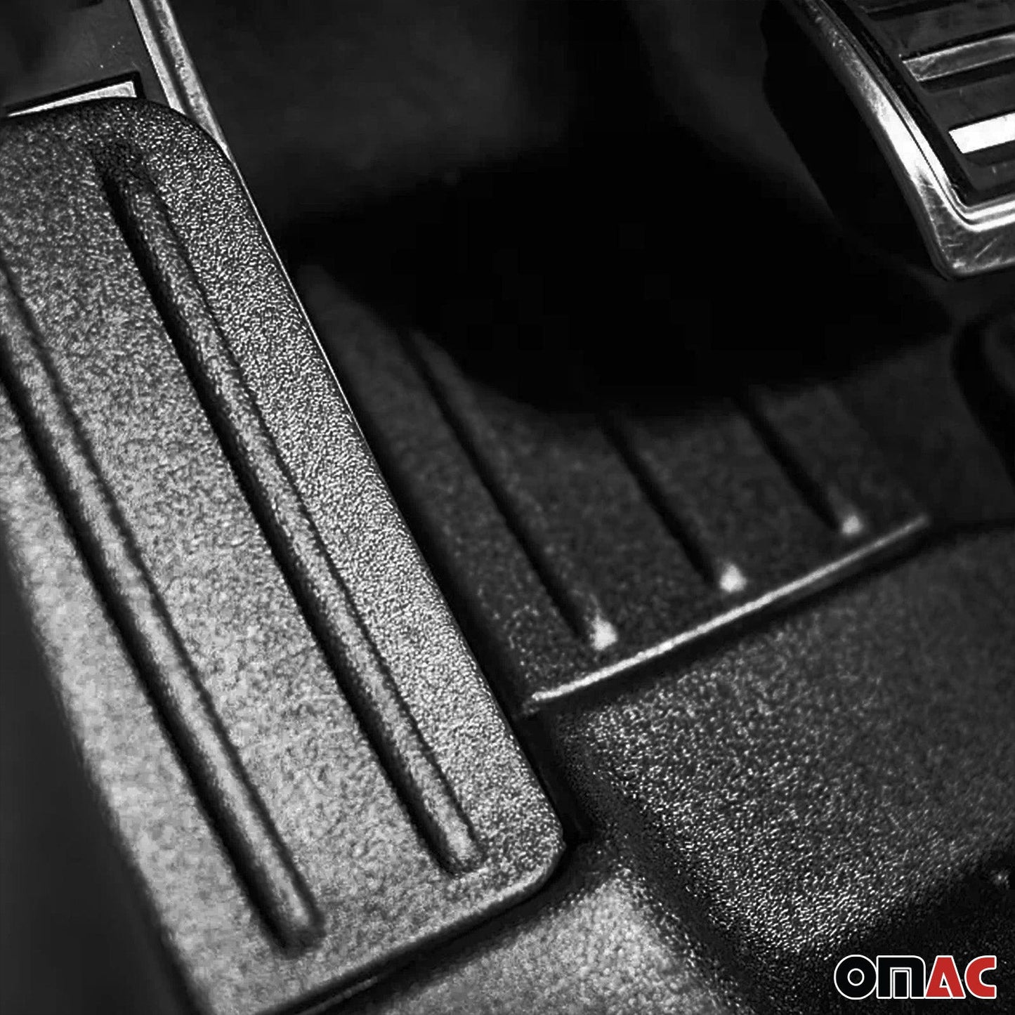 Omac USA Premium Rubber Floor Mats Liners for Cars – Fits with 2016-2023 Mazda CX-3 (4 Pcs)