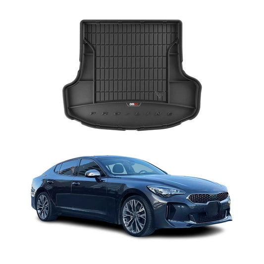 OMAC USA Premium Cargo Liner for Sedan – Fits 2018-2023 Kia Stinger – All Weather Heavy Duty TPE Rubber Trunk Mat, Black
