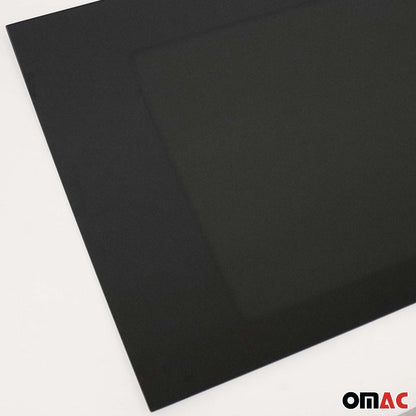 OMAC USA Rear Left Side Window Glass for Vans – Fits 2010–2018 Mercedes Sprinter W906 L2 (Tempered, Black, 1Pc)