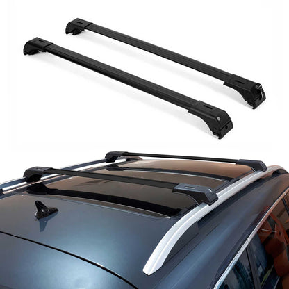 OMAC USA Roof Rack Cross Bars for Car – Fits 2016-2020 Kia Sorento (Excludes Models Without OEM Fixed Points) – Aluminium Black (2 Pcs)