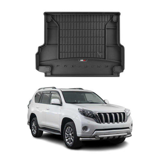 OMAC USA Premium Cargo Liner for SUV – Fits 2010-2013 Lexus GX460 7-Seats – All Weather Heavy Duty TPE Rubber Trunk Mat, Black