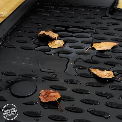 Omac USA Premium Rubber Floor Mats Liners for Cars – Fits with 2007-2013 Jeep Wrangler Unlimited (4 Pcs)