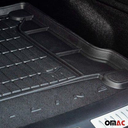 OMAC USA Premium Cargo Liner for Kia Sportage – Fits 2017-2022 Upper Trunk – All Weather Heavy Duty Trunk Mat, Black